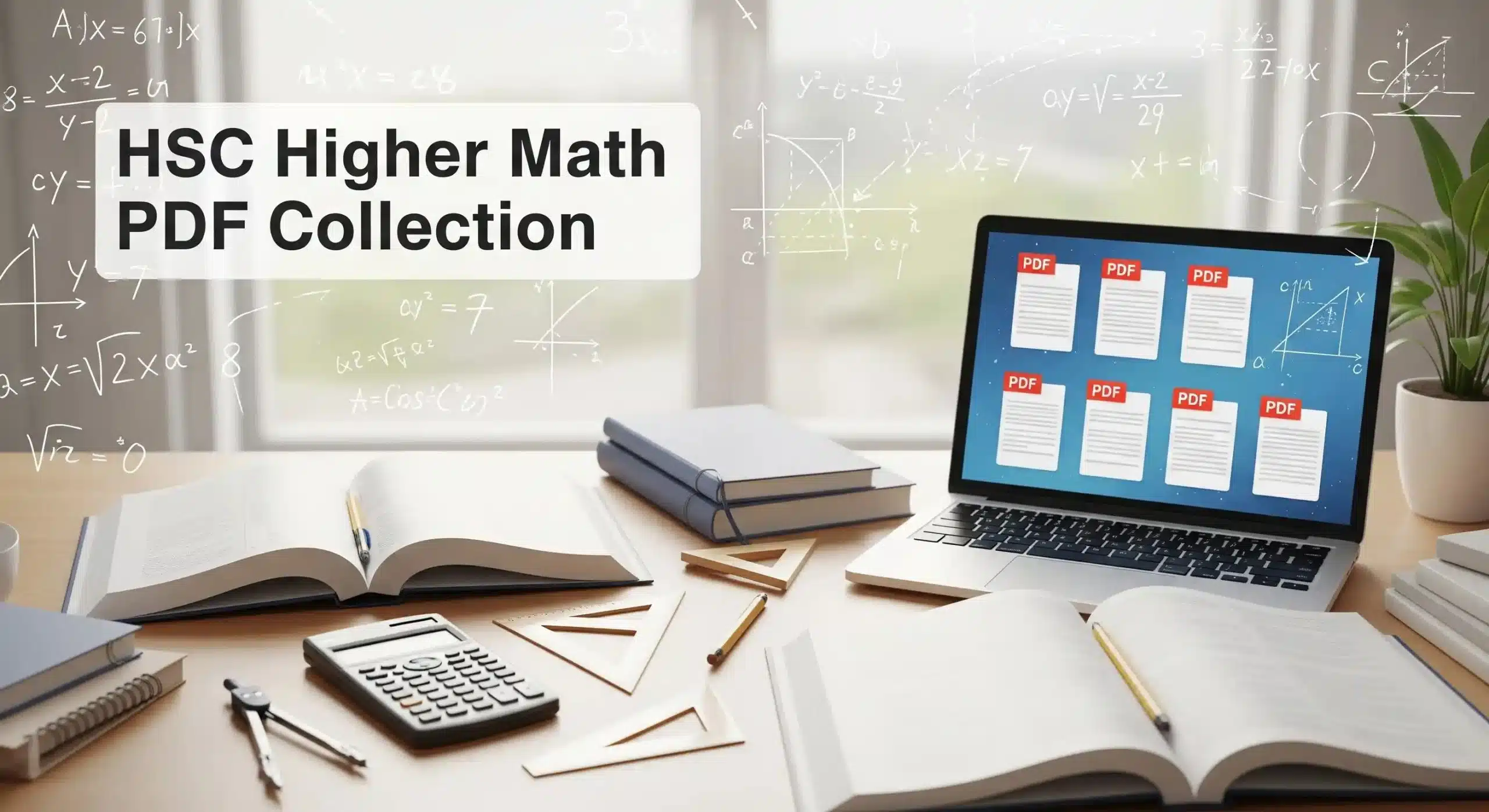 HSC Higher Math PDF Collection: উচ্চমাধ্যমিক উচ্চতর গণিত ১ম ও ২য় পত্রের সকল বই ও সমাধান PDF