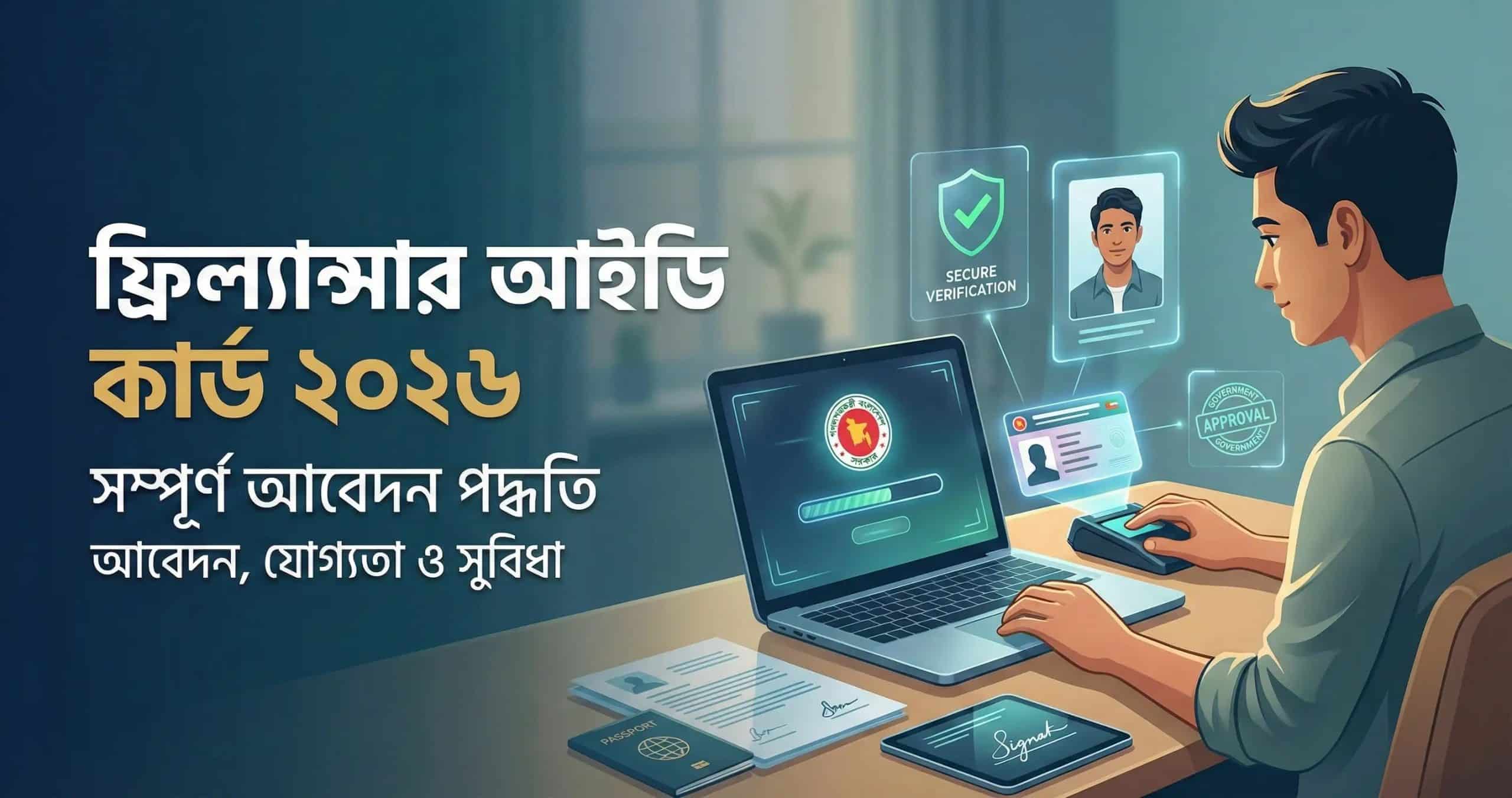ফ্রিল্যান্সার আইডি কার্ড ২০২৬ রেজিস্ট্রেশন | আবেদন, যোগ্যতা ও সুবিধা