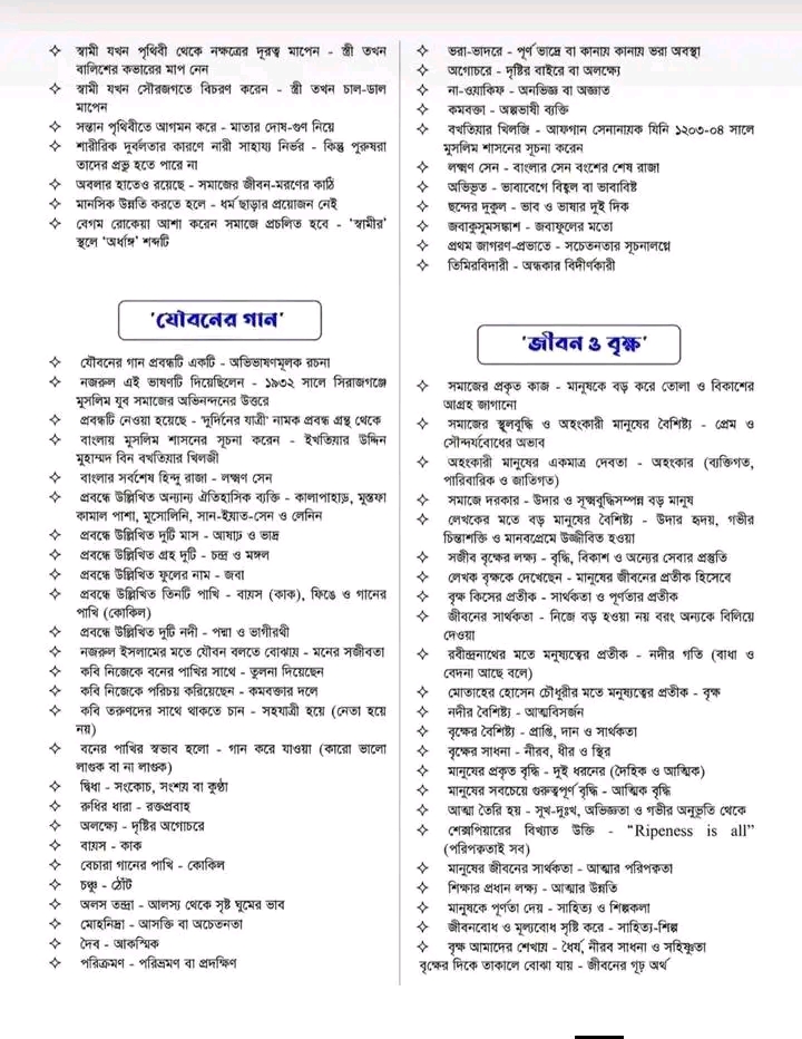 HSC Bangla 1st Creative Question Suggestion HSC Bangla 1st Creative Question Suggestion
