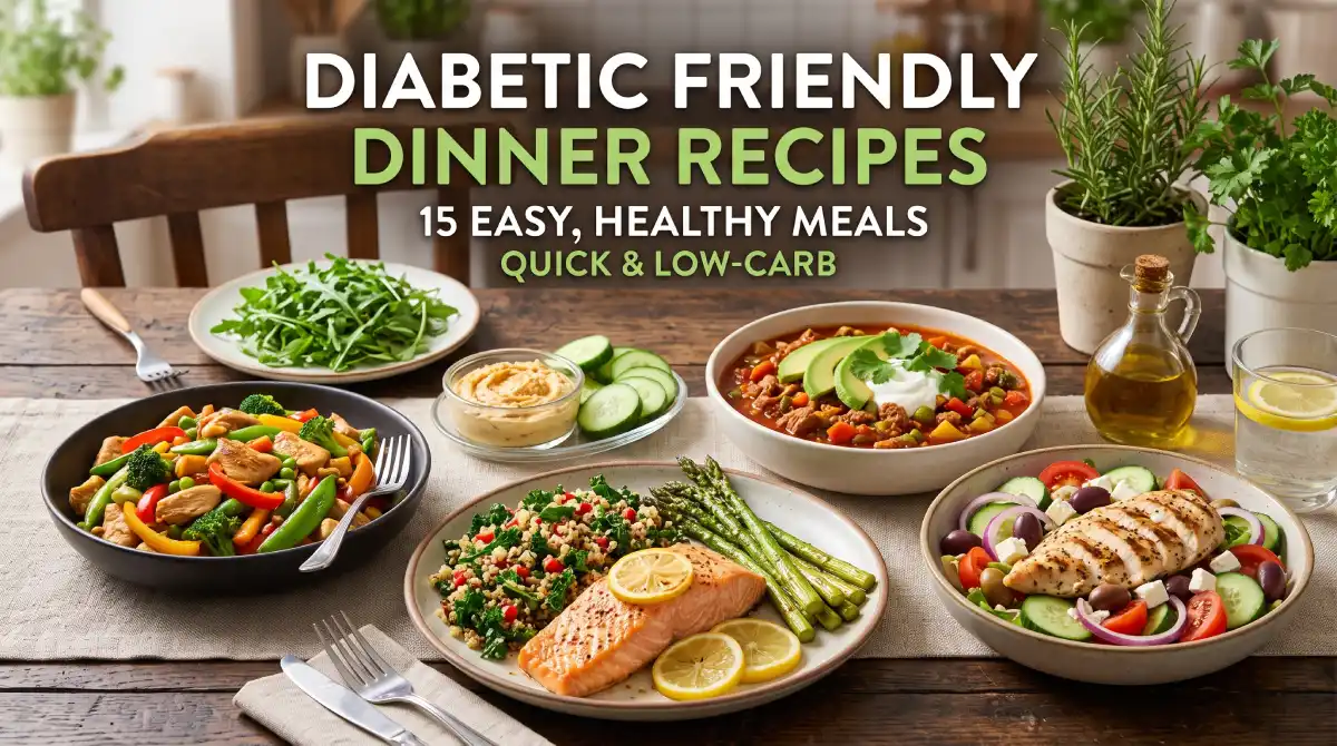 Diabetic Friendly Dinner Recipes: 15 Easy, Healthy Meals